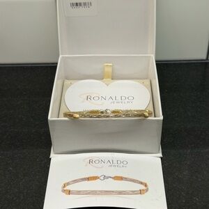Ronaldo Jewelry Gold and Silver Bracelet